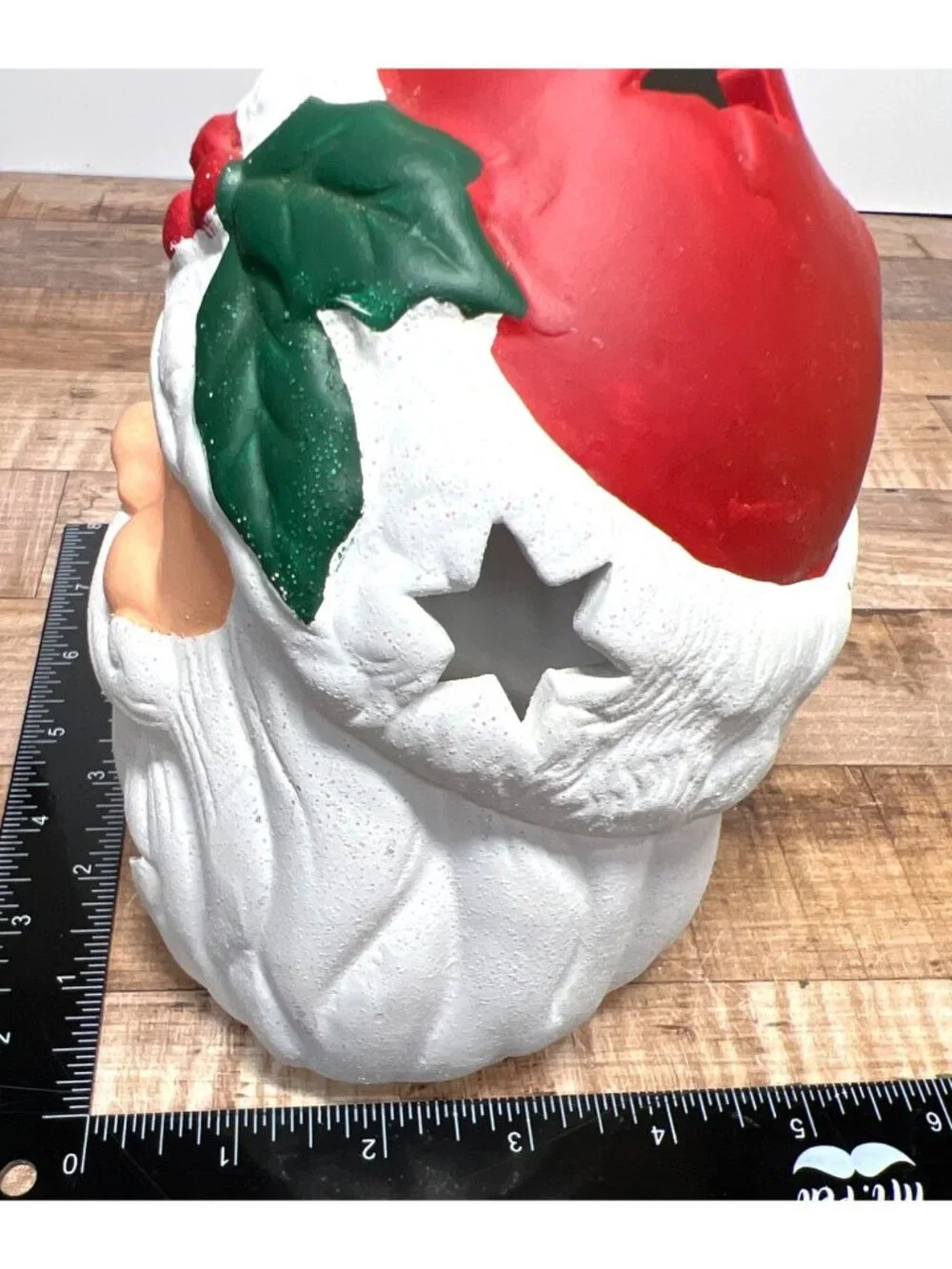 Ceramic Santa Claus Candle Holder Tea Light Luminary